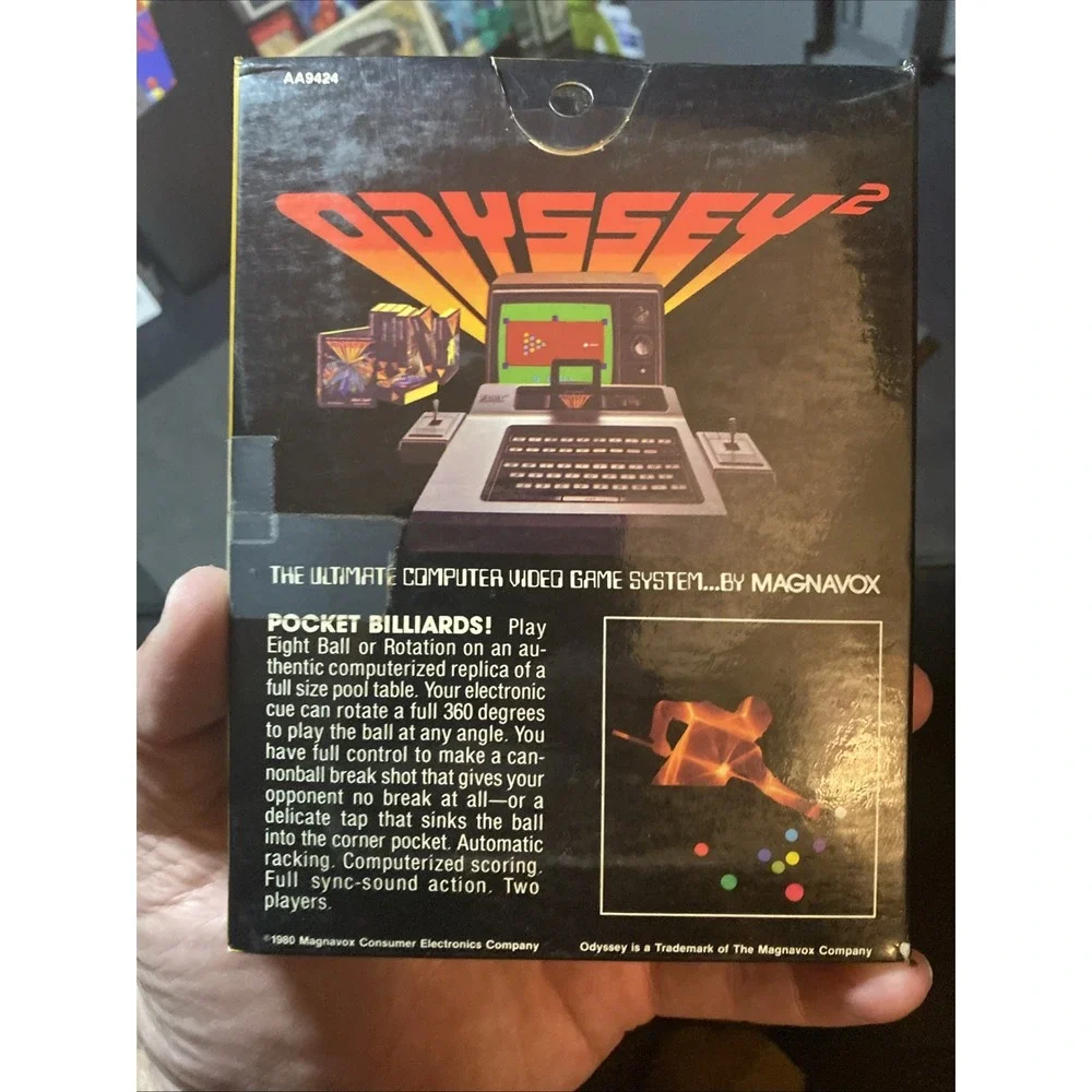 Magnavox Odyssey 2 - Pocket Billiards! - Complete